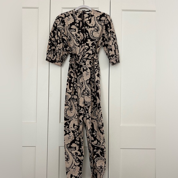 Rebecca Taylor Paisley Jumpsuit with Self Belt. Wore only once! - Picture 3 of 4